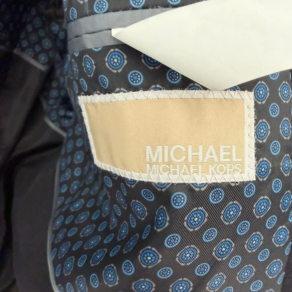 Michael Kors Black 100% Camel Hair Blazer Jacket Sport Coat Men's Size 46R